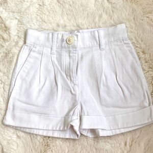 NWT J.Crew Crewcuts High Waist White Shorts Sz 2T